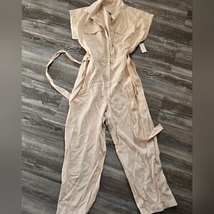 Elegant Cream Jumpsuit